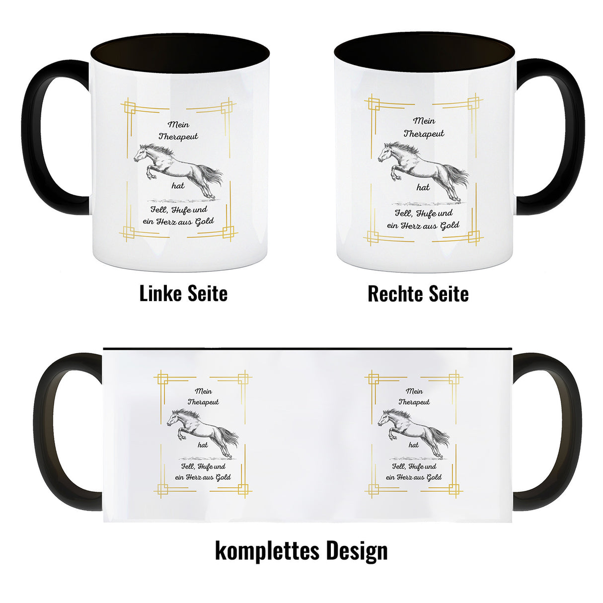 Pferd Kaffeebecher eine bunte Tasse für Tierliebhaber