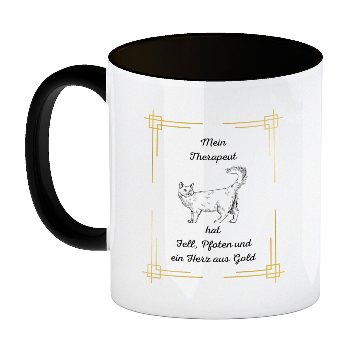 Katze Kaffeebecher eine bunte Tasse für Tierliebhaber