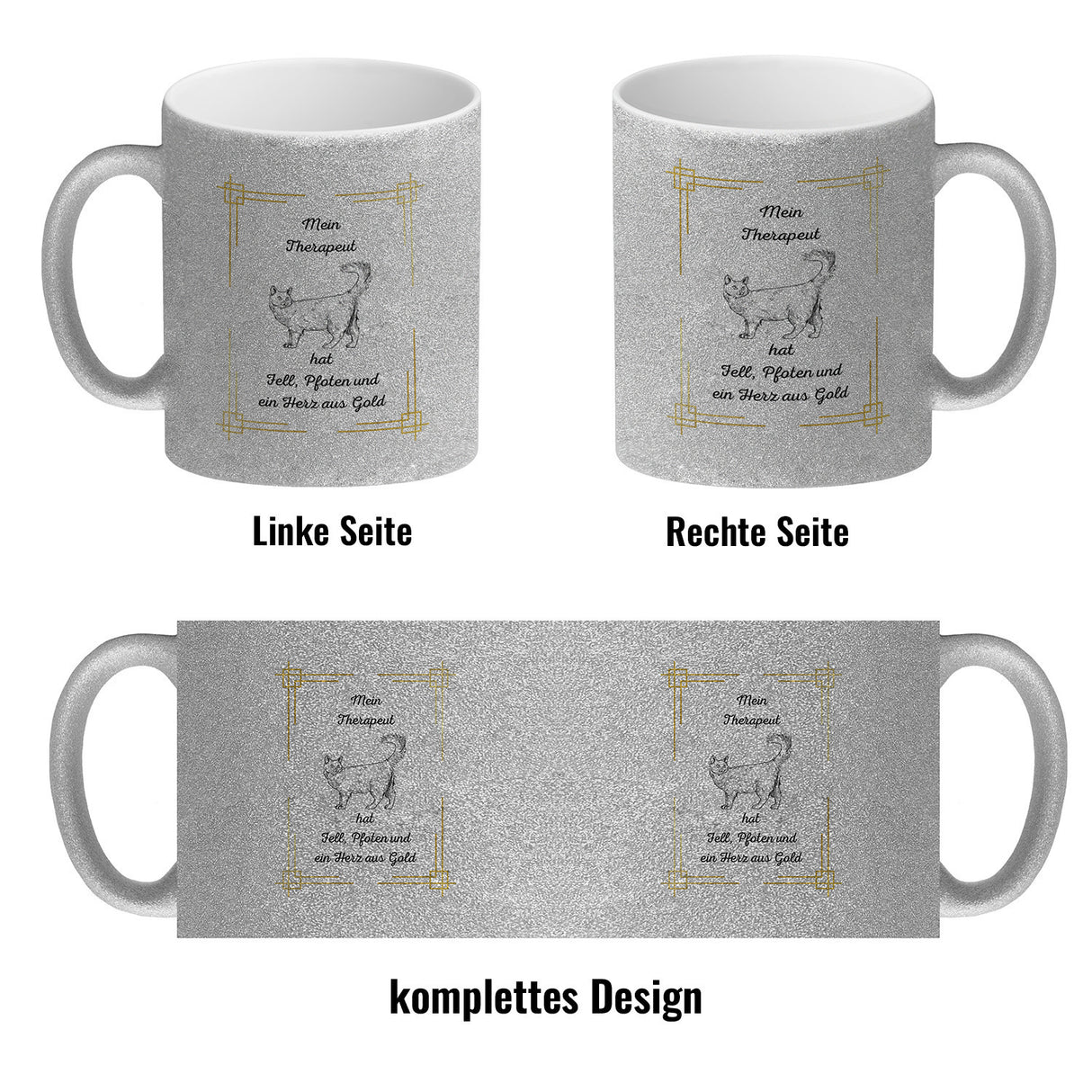 Katze Kaffeebecher eine bunte Tasse für Tierliebhaber
