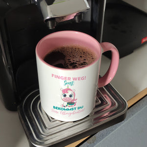 Finger weg Einhorn Kaffeebecher Sonst bekommst du eine Übergebraten
