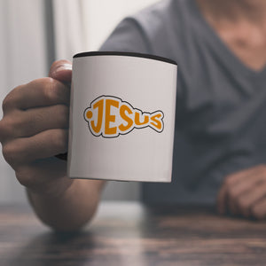 Jesus-Fisch Kaffeebecher für Gläubige