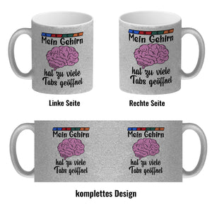 Überforderung Kaffeebecher mit Spruch