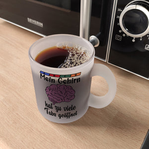 Überforderung Kaffeebecher mit Spruch