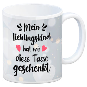 Lieblingskind Kaffeebecher zum Mutter und Vatertag