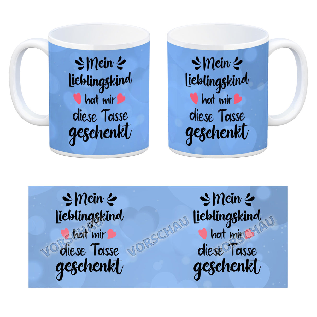 Lieblingskind Kaffeebecher zum Mutter und Vatertag