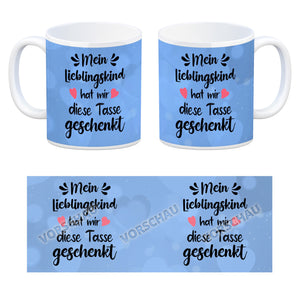 Lieblingskind Kaffeebecher zum Mutter und Vatertag