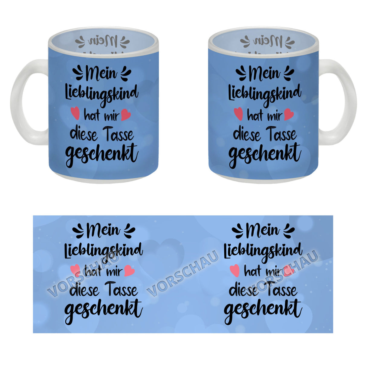 Lieblingskind Kaffeebecher zum Mutter und Vatertag