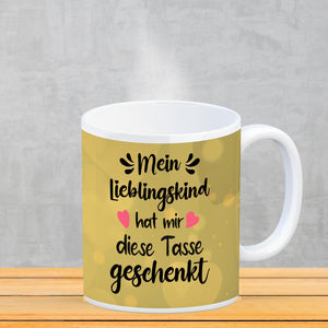 Lieblingskind Kaffeebecher zum Mutter und Vatertag