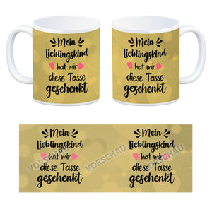 Lieblingskind Kaffeebecher zum Mutter und Vatertag