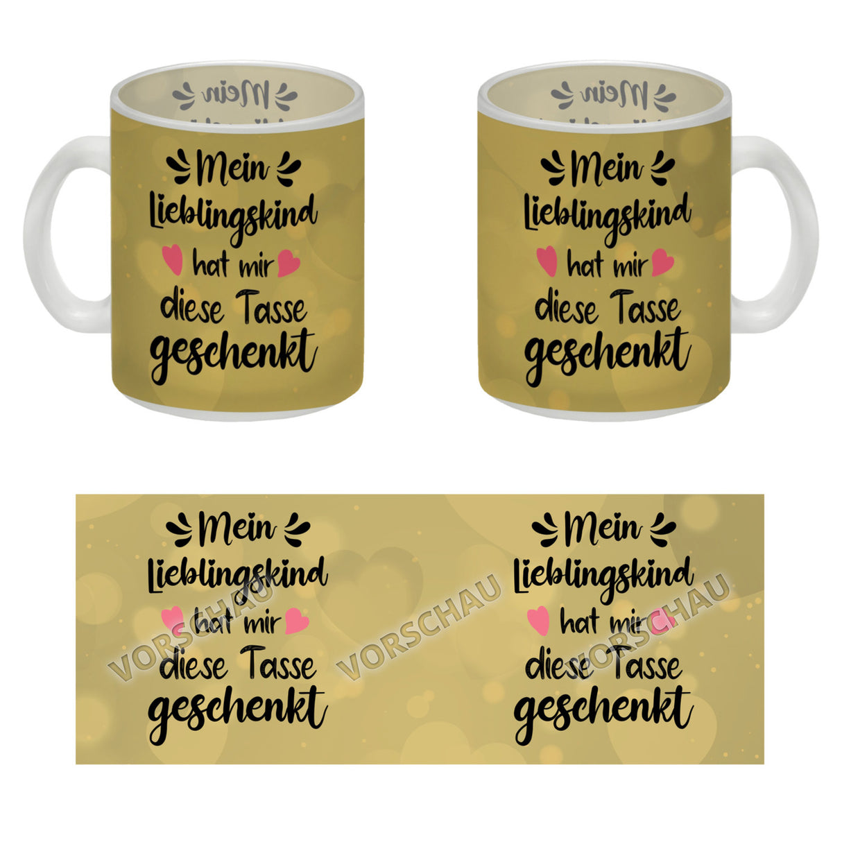 Lieblingskind Kaffeebecher zum Mutter und Vatertag