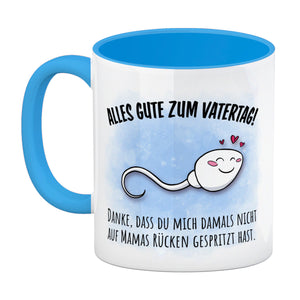 Danke Papa, dass du nicht Kaffeebecher zum Vatertag mit Rücken Spruch