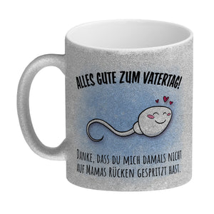 Danke Papa, dass du nicht Kaffeebecher zum Vatertag mit Rücken Spruch