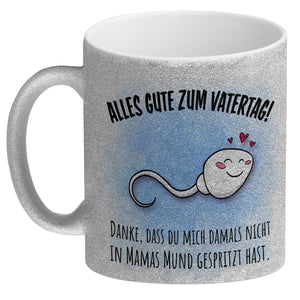 Danke Papa, dass du nicht Kaffeebecher zum Vatertag mit Rücken Spruch
