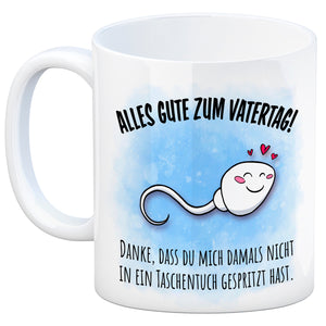 Danke Papa, dass du nicht Kaffeebecher zum Vatertag mit Rücken Spruch