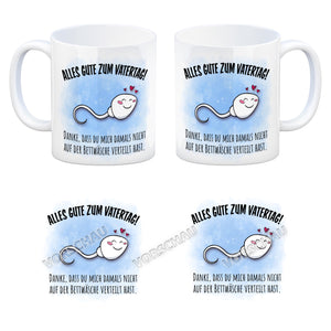 Danke Papa, dass du nicht Kaffeebecher zum Vatertag mit Rücken Spruch