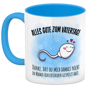 Danke Papa, dass du nicht Kaffeebecher zum Vatertag mit Rücken Spruch