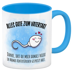 Danke Papa, dass du nicht Kaffeebecher zum Vatertag mit Rücken Spruch