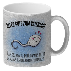 Danke Papa, dass du nicht Kaffeebecher zum Vatertag mit Rücken Spruch