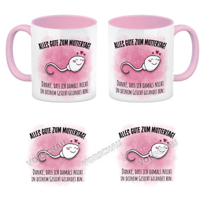 Danke Mama, dass du nicht Kaffeebecher zum Muttertag mit Rücken Spruch