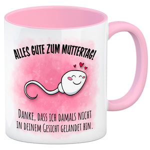 Danke Mama, dass du nicht Kaffeebecher zum Muttertag mit Rücken Spruch