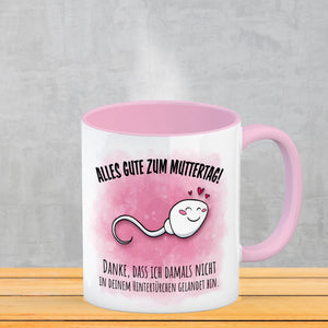 Danke Mama, dass du nicht Kaffeebecher zum Muttertag mit Rücken Spruch