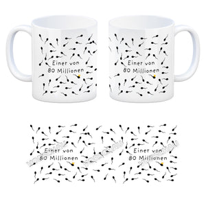 Eine von 80 Millionen Sperma Kaffeebecher