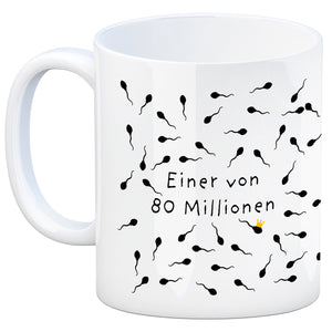 Eine von 80 Millionen Sperma Kaffeebecher