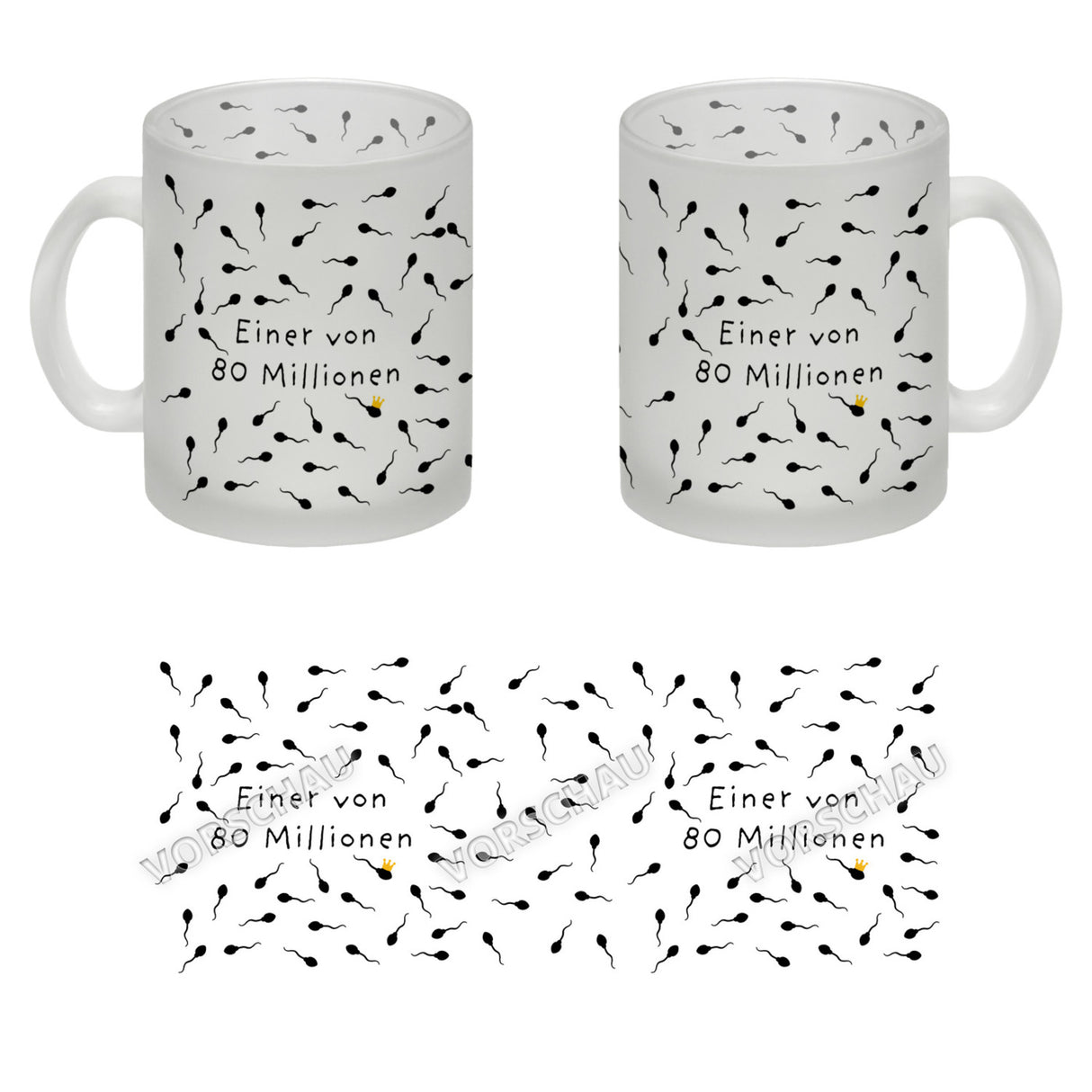 Eine von 80 Millionen Sperma Kaffeebecher