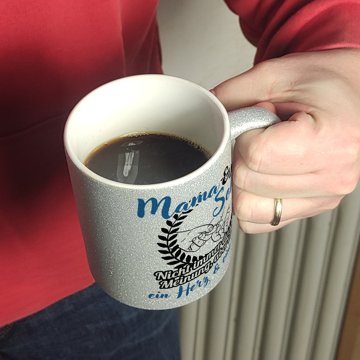 Mama und Sohn - ein Herz & eine Seele Kaffeebecher