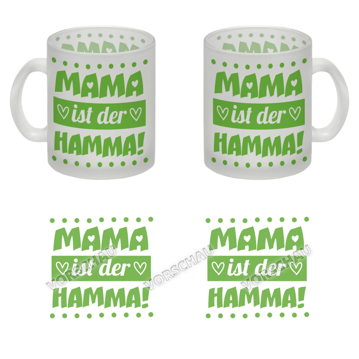 Mama ist der Hamma Kaffeebecher zum Muttertag
