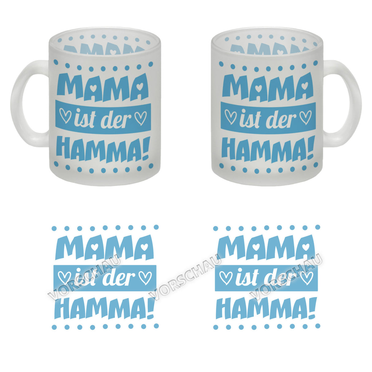 Mama ist der Hamma Kaffeebecher zum Muttertag