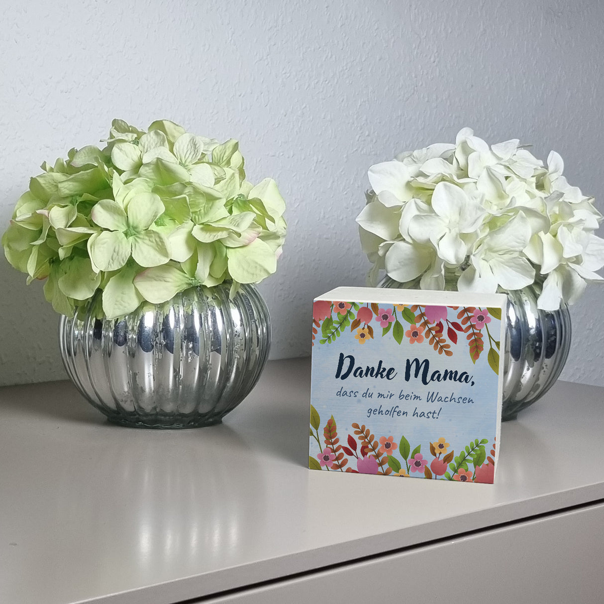 Danke Mama, dass du mir beim Wachsen geholfen hast! Spardose