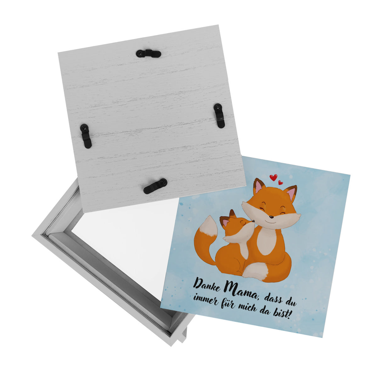 Danke Mama, dass du für mich da bist Spardose mit Fuchs