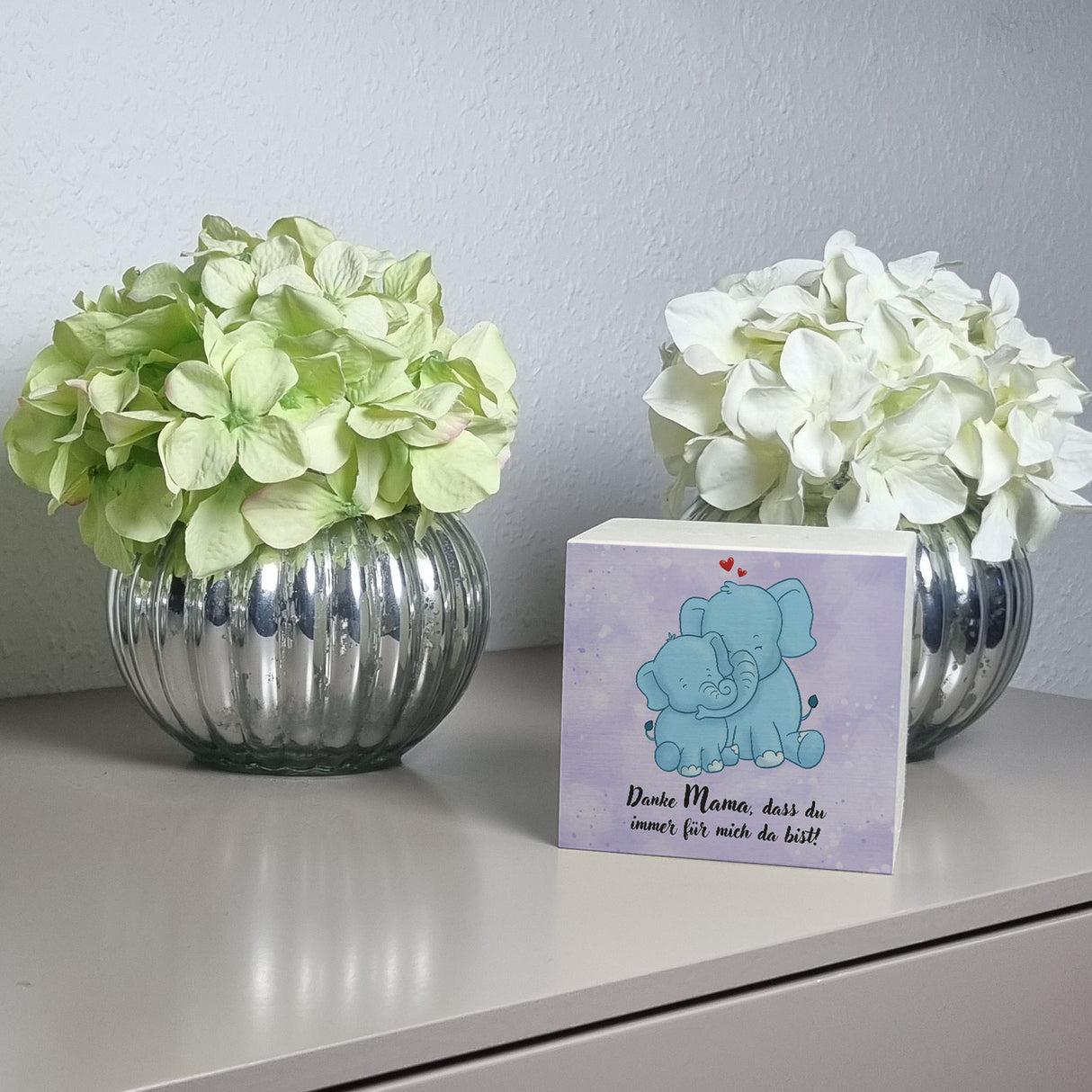 Danke Mama, dass du für mich da bist Spardose mit Elefant