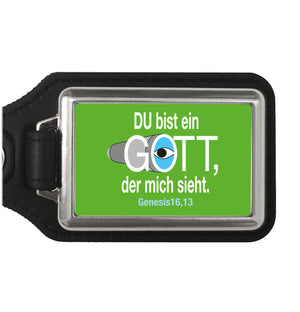 Du bist ein Gott, der mich sieht. Schlüsselanhänger mit Bibel Zitat