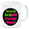 Manager of our Family Kaffeebecher mit Spruch für Mama zum Muttertag