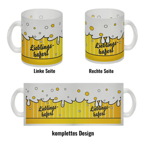 Lieblingshaferl Bier Kaffeebecher bayrisch
