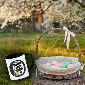 Weder Macho noch Weichei Kaffeebecher mit Osterhase