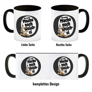 Weder Macho noch Weichei Kaffeebecher mit Osterhase