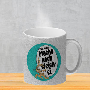 Weder Macho noch Weichei Kaffeebecher mit Osterhase