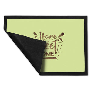 Home Sweet Home Fußmatte in 35x50 cm mit mintfarbenem Hintergrund