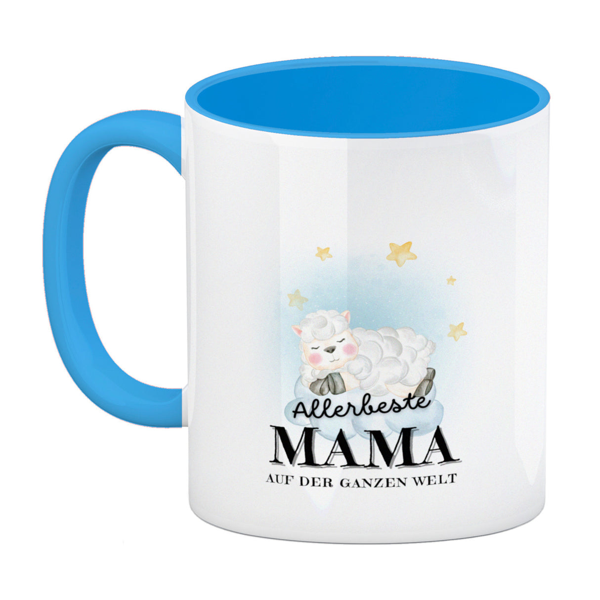 Allerbeste Mama der Welt Kaffeebecher mit Lamm