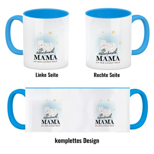 Allerbeste Mama der Welt Kaffeebecher mit Lamm