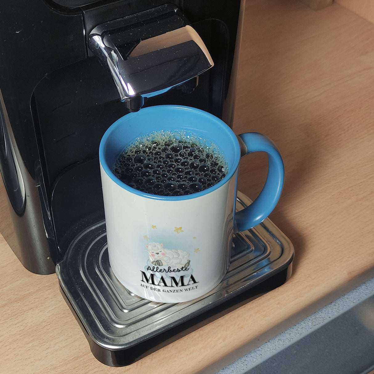 Allerbeste Mama der Welt Kaffeebecher mit Lamm