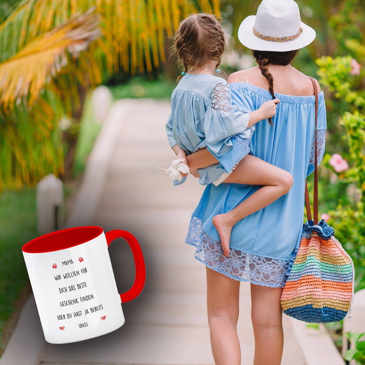 Muttertag Kaffeebecher mit lustigem Spruch