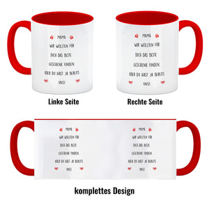 Muttertag Kaffeebecher mit lustigem Spruch