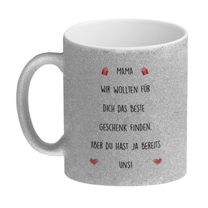 Muttertag Kaffeebecher mit lustigem Spruch