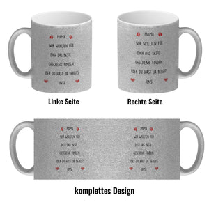 Muttertag Kaffeebecher mit lustigem Spruch