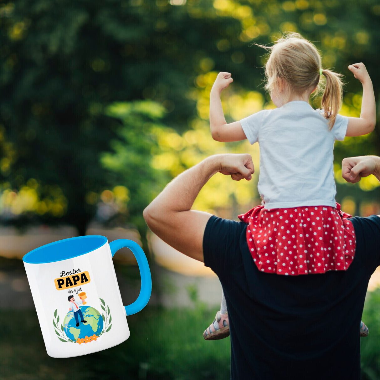 Bester Papa der Welt Kaffeebecher zum Vatertag