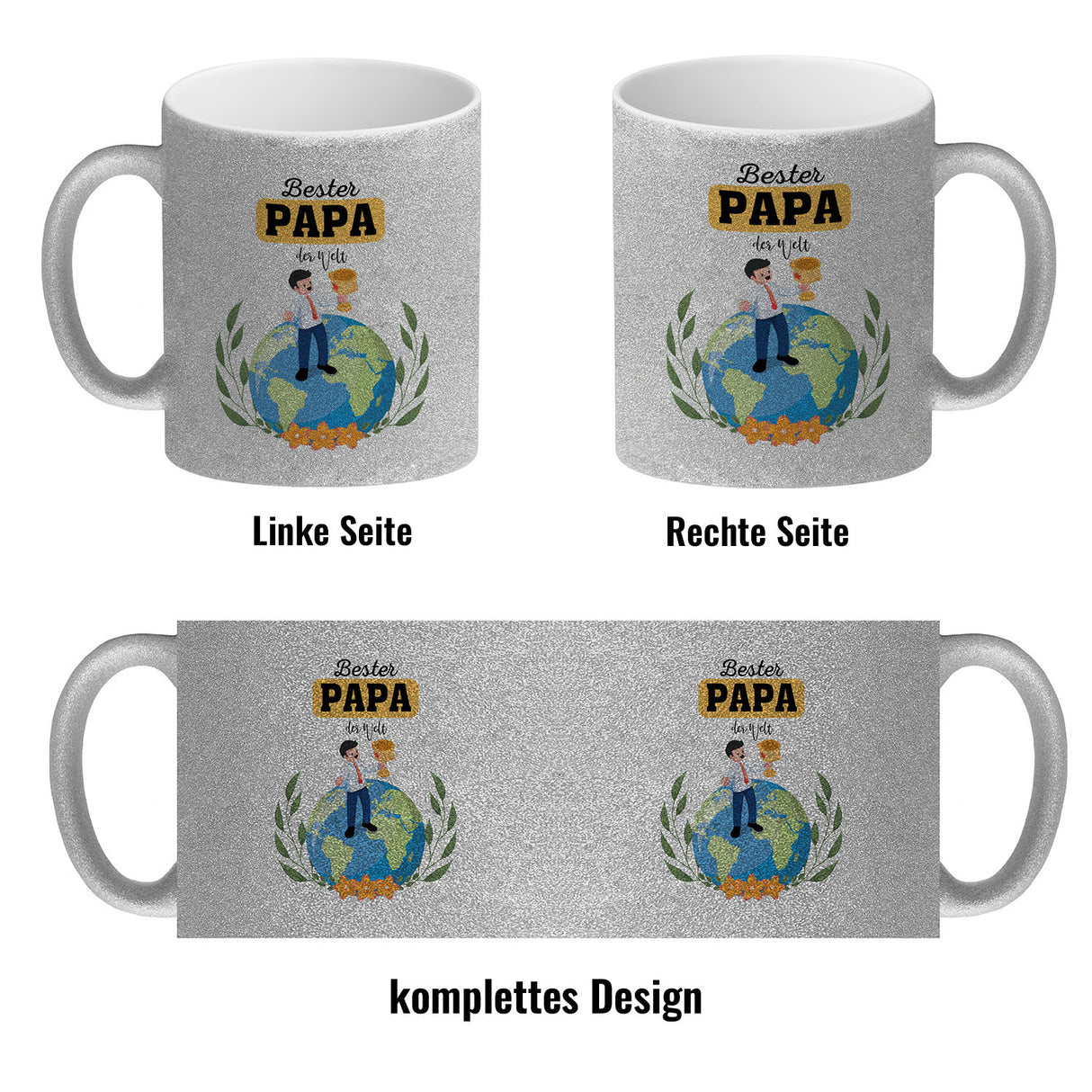 Bester Papa der Welt Kaffeebecher zum Vatertag